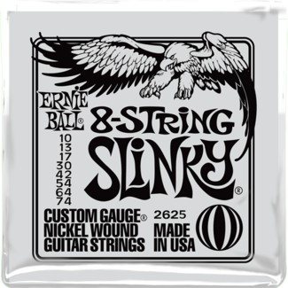 Corzi chitara electrica Ernie Ball 2625 10-74 Slinky 8 strings foto