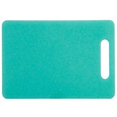 Tocator din plastic pentru bucatarie, Turcoaz, 36 x 27 x 1 cm