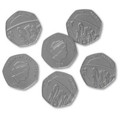 Set de monede de jucarie (20 penny) foto