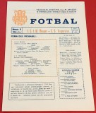 Program meci fotbal ICIM BRASOV - CS TARGOVISTE (28.08.1988)