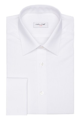 Camasa barbati slim alba C008SL foto