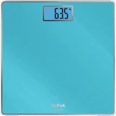 Cantar de baie TEFAL Classic PP1503V0, capacitate maxima 160kg, Auto ON/OFF, suprafata de sticla, albastru