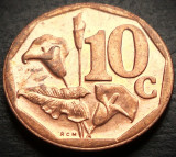 Moneda 10 CENTI - AFRICA de SUD, anul 2012 * cod 4503 A = ISEWULA AFRIKA - A.UNC