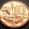 Moneda 10 CENTI - AFRICA de SUD, anul 2012 * cod 4503 A = ISEWULA AFRIKA - A.UNC