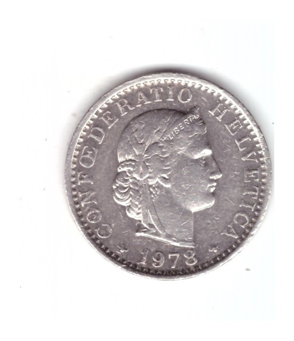 Mondea Elvetia 20 rappen 1978, stare buna, curata