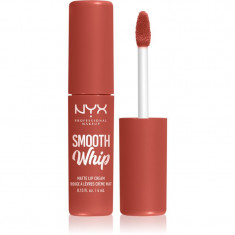 NYX Professional Makeup Smooth Whip Matte Lip Cream ruj de buze catifelant cu efect de netezire culoare 04 Teddy Fluff 4 ml