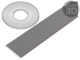 Cablu bandă 1,27mm litat neecranat PVC gri 76m CONNFLY DS1057-24A282R-76.5