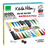 Joc de dame backgammon - Keith Haring, Vilac