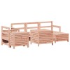 Set canapele gradina, 7 piese, lemn masiv brad douglas