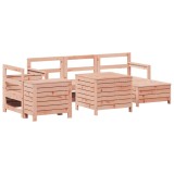 Set canapele gradina, 7 piese, lemn masiv brad douglas