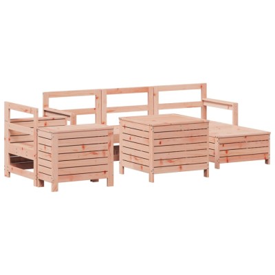 Set canapele gradina, 7 piese, lemn masiv brad douglas foto