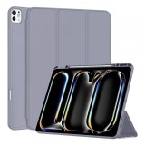 Husa pentru Apple iPad Pro 13 (2024), Techsuit, Flex Trifold, Mov