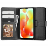 Husa Tech-Protect Wallet Wallet pentru Xiaomi Redmi 12C Negru, Silicon