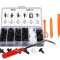 Set de 100 clipsuri demontare auto si 4 instrumente de eliberare plastic + 1 extractor metalic