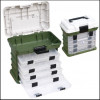 Cutie Pescuit Baracuda A013, 270x160x260mm, 4 Cutii Momeli Spinning + Compartiment Mulinete, Accesorii Pescuit