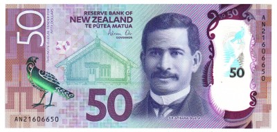Noua Zeelanda 50 Dolari 2021 P-194c UNC foto