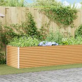 Cumpara ieftin Strat inaltat de gradina 485 x 100 x 68 cm Otel Galvanizat
