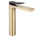 Baterie pentru baie REA SOUL Gold mat black High