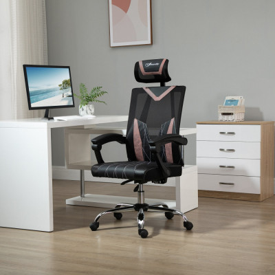 Vinsetto scaun de birou, ergonomic, inclinabil, cu suport lombar foto