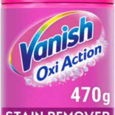 Vanish Pudră pentru îndepărtarea petelor Oxi Action Pink, 470 g