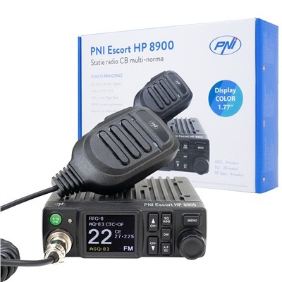 STATIE RADIO CB PNI ESCORT HP 8900 ASQ, 12V/24V, RF GAIN, ROGER BEEP, CTCSS-DCS, DUAL WATCH AM/FM 42121 foto