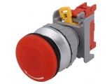 Comutator de Siguranță 30mm 2 NC Roșu IP65