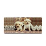 Mousepad Profesional pentru Gaming, 90 x 40 cm, Baza Cauciucata si Cusaturi Laterale, Compatibil Laptop sau Calculator, Premium, Catelusi Labrador, CB