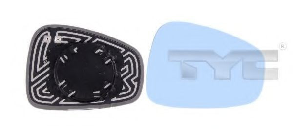 Sticla oglinda, oglinda retrovizoare exterioara ALFA ROMEO 159 (939) (2005 - 2011) TYC 301-0030-1