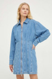 Gestuz rochie din denim mini, oversize 10908708