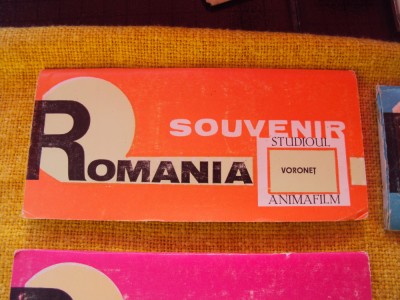 Diapozitive souvenir romania studioul animafilm diacolor 1969 RSR Manastiri foto