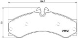 BREMBO P 50 028 PRIME LINE set placute frana,frana disc