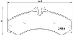 BREMBO P 50 028 PRIME LINE set placute frana,frana disc