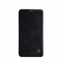 Husa Telefon Nillkin, Samsung Galaxy J4, Qin Leather Case, Black