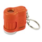 Cumpara ieftin Microscop portabil cu breloc, marire 20x, MicroMini, Orange, Carson