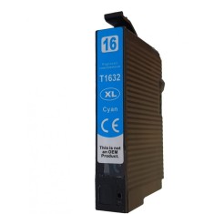 Cartus model T1632 Cyan 16 XL, compatibil cu Epson 16XL Cyan, 14 ml
