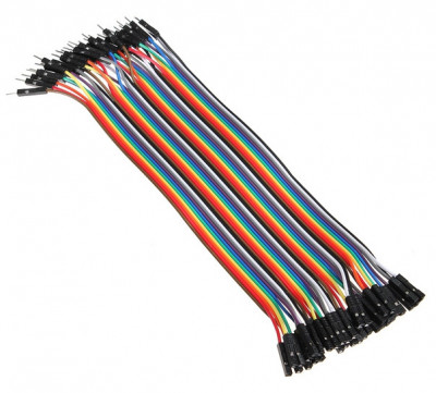 10 cabluri de 20cm dupont MAMA-TATA female-male Arduino cablu breadboard (c.125) foto