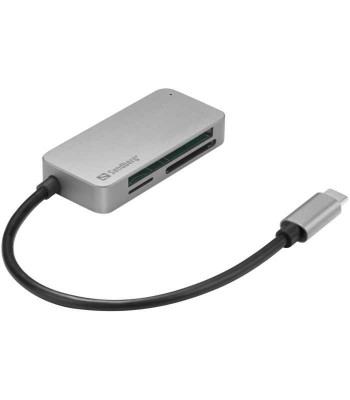 Cititor de carduri Sandberg 136-38 USB type C - microSD SD CF foto