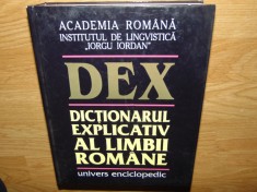 DEX.DICTIONARUL EXPLICATIV AL LIMBII ROMANE ANUL 1998 foto