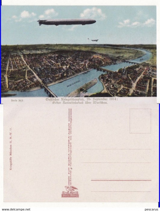Polonia- zeppelin la Varsovia-militara WWI, WK1