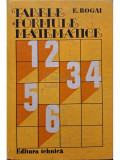 E. Rogai - Tabele și formule matematice (editia 1983)