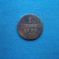 1 PFENNIG 1775/C SAXONIA