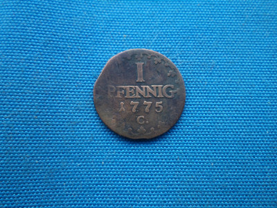 1 PFENNIG 1775/C SAXONIA foto