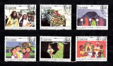 A12 S2 5 - Timbre foarte vechi - Ecuador - sarbatori, Stampilat