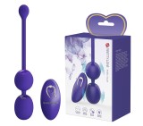 Bile Kegel Willie Youth, Remote Control, 12 Moduri Vibratii, Silicon, USB, Violet