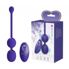 Bile Kegel Willie Youth, Remote Control, 12 Moduri Vibratii, Silicon, USB, Violet