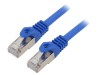 Gembird Cablu Patch Cord Cat6a S/FTP 10m LSZH Cupru 27AWG Albastru