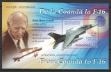 Romania 2016 - LP 2121a - 130 ani Henri Coanda, aviatie, F16, F-16