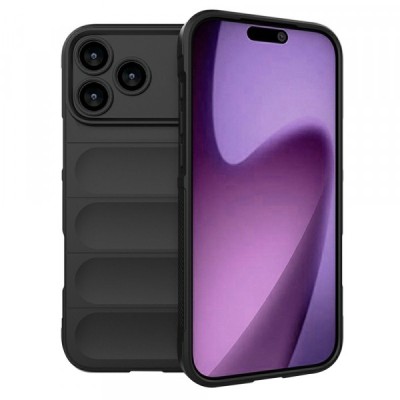Husa pentru Apple iPhone 17 Pro Max, Techsuit, Magic Shield, Neagra foto