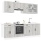 vidaXL Set de dulapuri de bucătărie 8 piese &bdquo;Kalmar&rdquo; lemn Sonoma gri 3314827