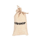 JUCARIE PENTRU PISICI FLAMINGO SAC TEXTIL CU IARBA PISICII SI CLOPOTEL 15CM